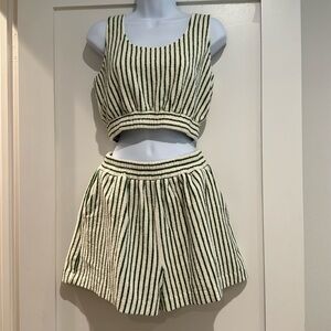 Sunday in Brooklyn terry set - shorts AND crop top!